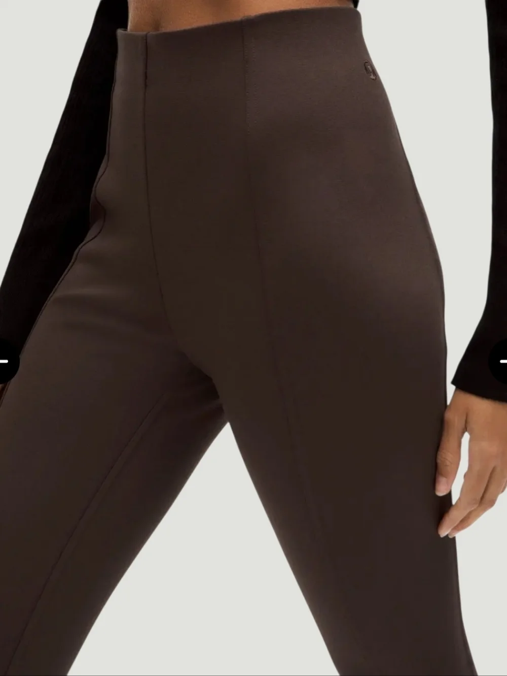 Lululemon Stretch Knit High Rise Pull-On Pants Brown Small